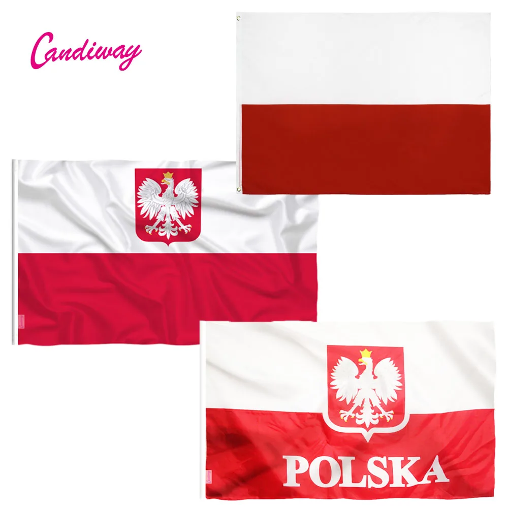 Poland flag 3*5 foot White Red Poland flag garden decoration indoor and outdoor in the European Union