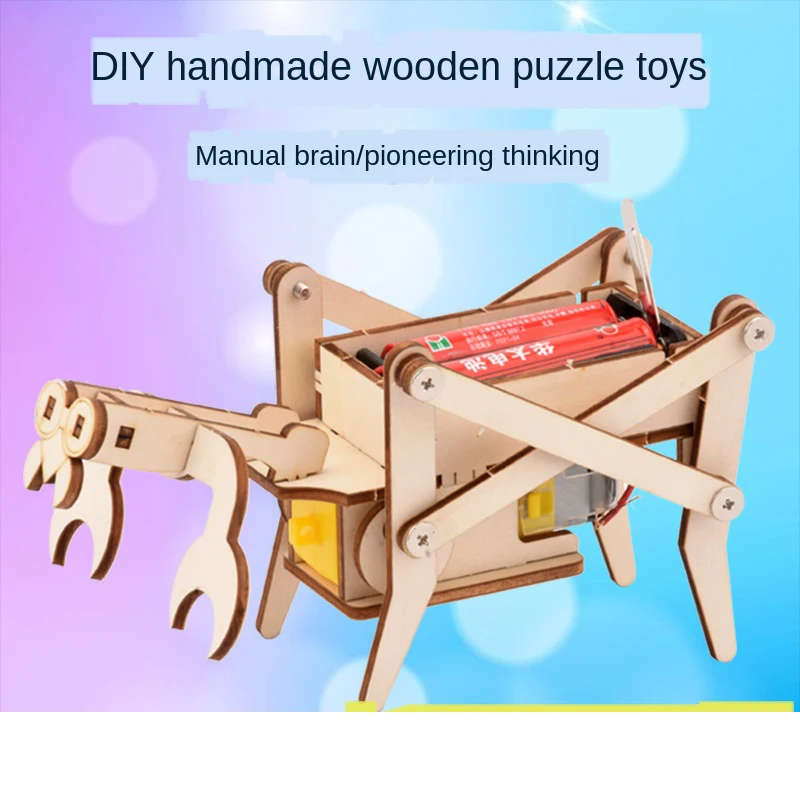 

Hot Selling 3d Handmade Wooden Toys, War Robot Puzzle Model, Diy Children's Educational Creative Birthday Gift P310