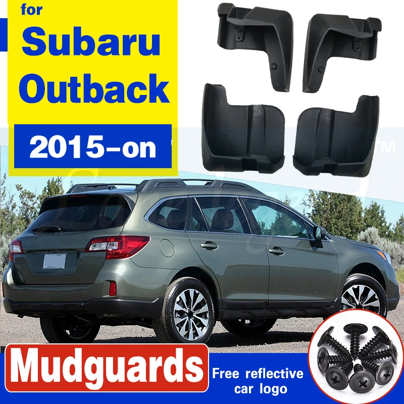 Mud Flaps For Subaru Outback 2015 -on Mudflaps Splash Guards Mudguards 2016 2017 2018 2019 Car Styling Accessories