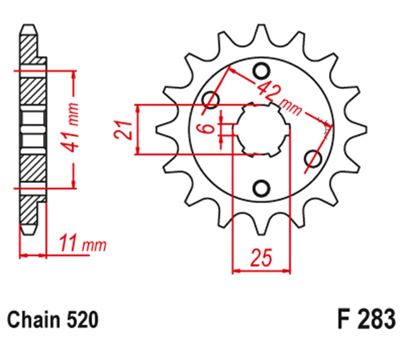 520 14t 15tオートバイフロントスプロケットホンダNSR250 NSR250R nsr 250 86-93 NS250 VT250インテグラVTR250