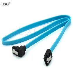 45cm SATA 3.0 Cable SATA 3.0 III SATA3 6GB/s Hard Drive Data Cable Cord SAS Cable Dual Channel Straight 90 Degree wire TXTB1