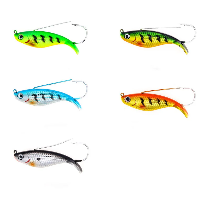 1pc  Anti Grass Lead Fishing Wobblers Artificial Hard Bait 85mm 21.2g Crabkbait Single Hooks Fish Bass Pike Carp Fishing Lure