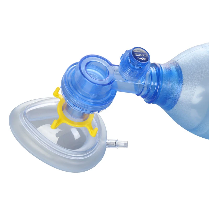 Veterinary PVC Manual Resuscitator Manual Medical Oxygen Bag First Aid Kit Tool Ventilator First Aid Oxygen Machine PE Bag