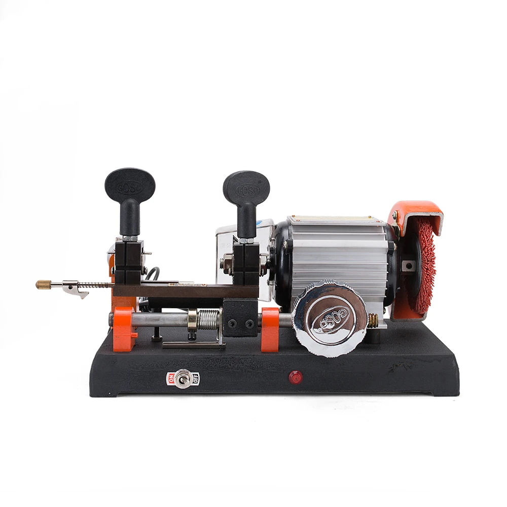 Herramienta Manual con llave, guía de ajuste Horizontal, aguja de acero, Hardware de cerrajero, máquina de copia de cuchillo de alta velocidad, 180W
