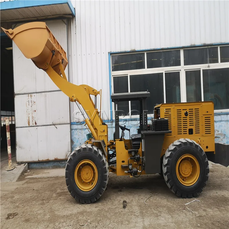 Powerful Excavation Loading Machine Excavator Bucket  Backhoe Loader SY747
