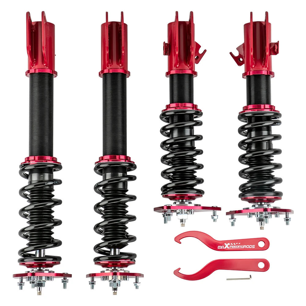 24 Ways Damper Adjustable Coilover Suspension for Subaru Impreza GDB GDA 2002-2007 Adjustable Height Spring Struts 4pcs