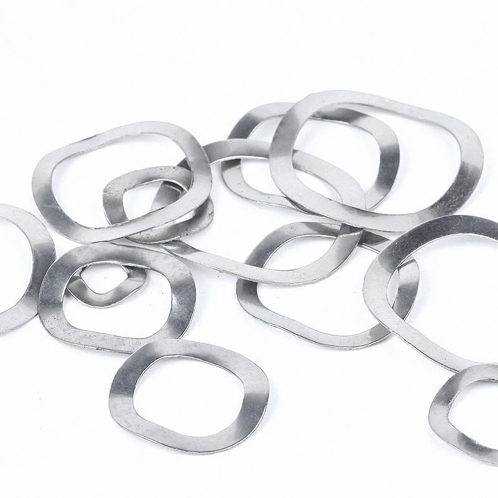 5-50pcs A2 304 Stainless Steel Wave Washers Wave Crest Spring Washer Wave Type Gasket  M3 M4 M5 M6 M8 M10 M12 M14 M16 M19 - M41