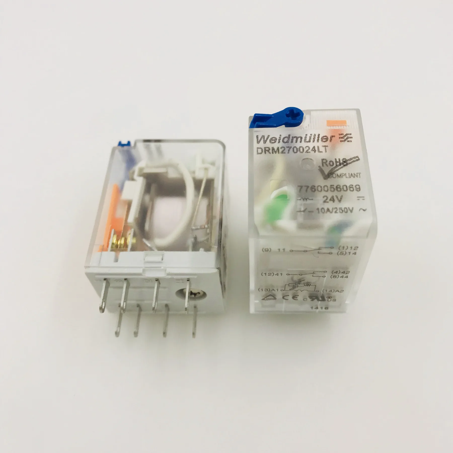 DRM270024LT 24VDC 8PIN 10A LED relays