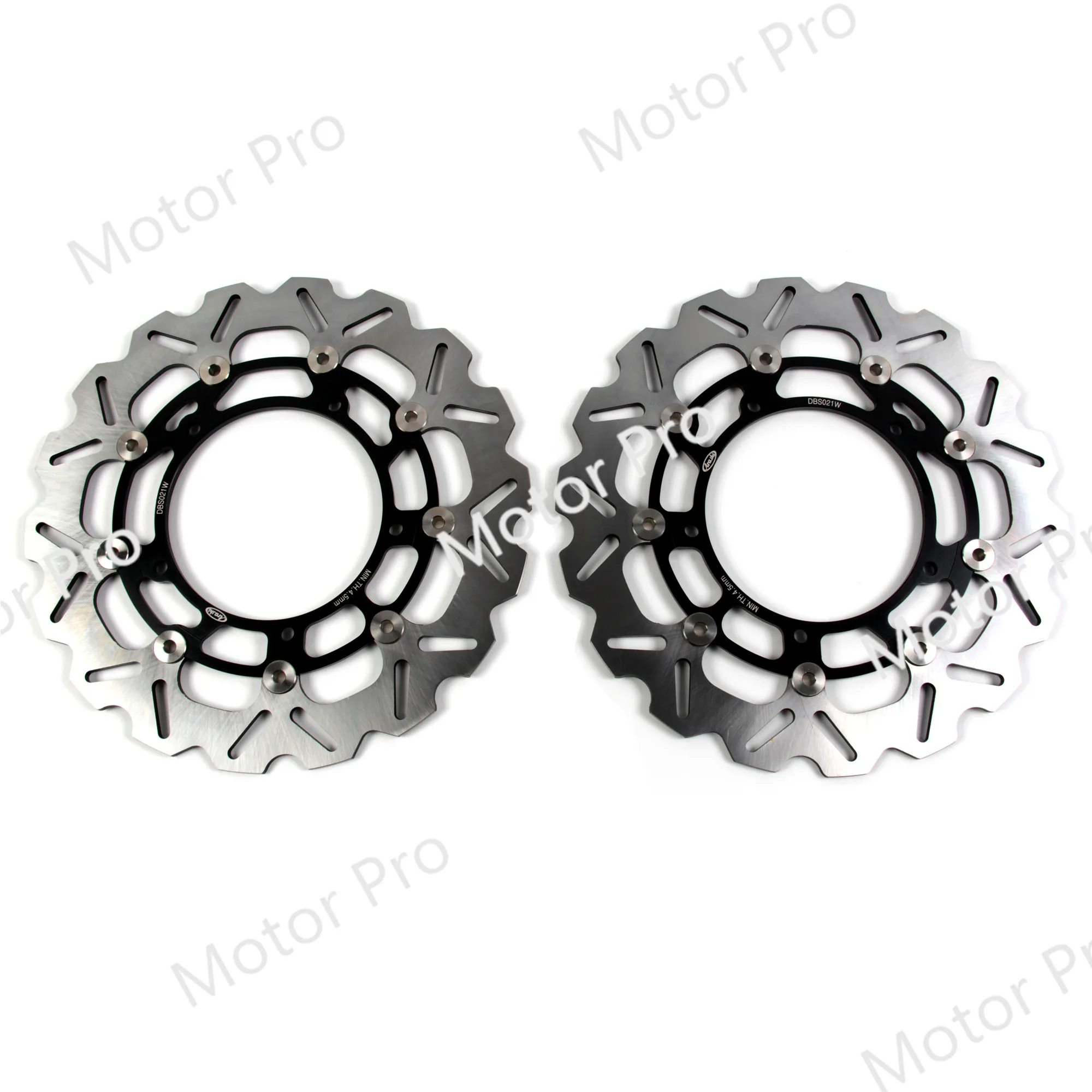 2PCS CNC Floating Disk Brake Disc Rotor For Yamaha FZ8 FZ-8 800cc 2010 2011 2012 2013 2014 2015 / FAZER 8 FAZER-8 2010-2015