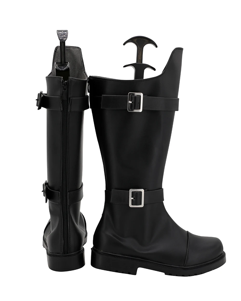 Bottes de Cosplay en cuir noir, sur mesure, Uta no Prince sama 4 Natsuki Shinomiya