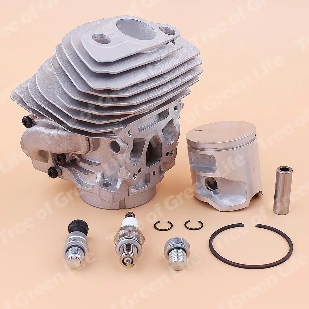 46mm Cylinder Piston Kit For Husqvarna 562XP 560 Chainsaw 575355803 Decompression Valve Spark plug