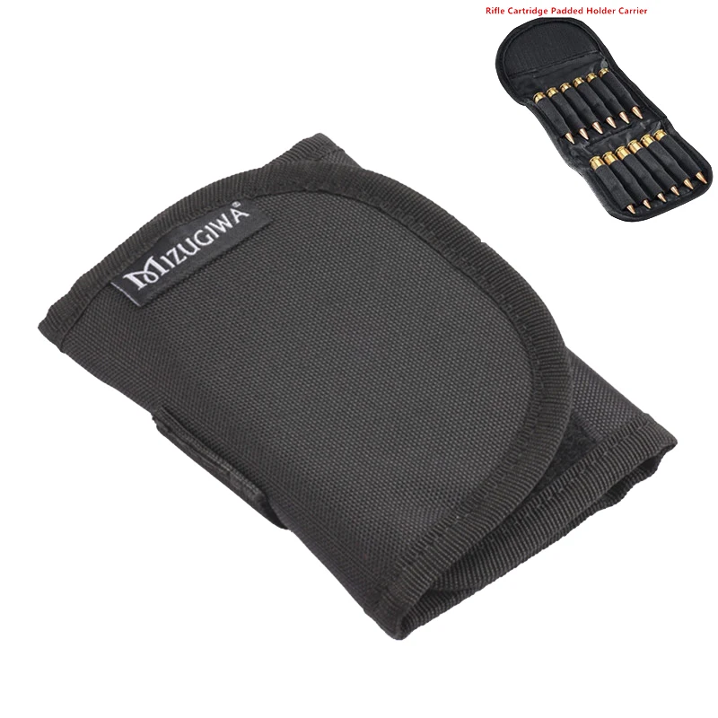 

Mizugiwa Rifle Ammo Pouch 12 Cartridge Holder Belt .30-06 Shotgun Cartridge Wallet Carrier Ammo Wallet Rifle Hunting Accessory