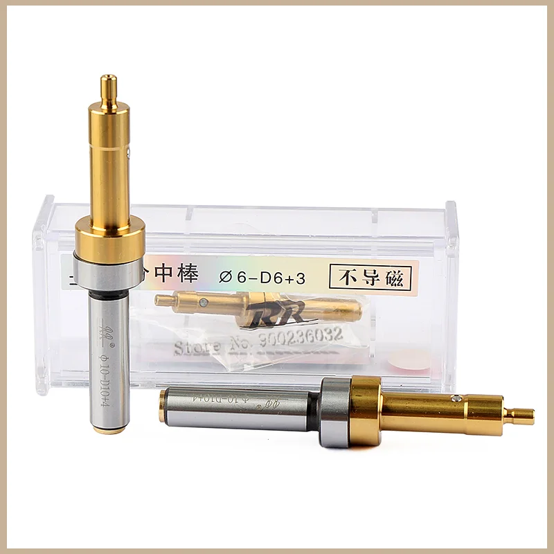 6mm 10mm Small Precision Titanium non-magnetic mechanical Edge Finder center finder Touch point sensor for CNC machine