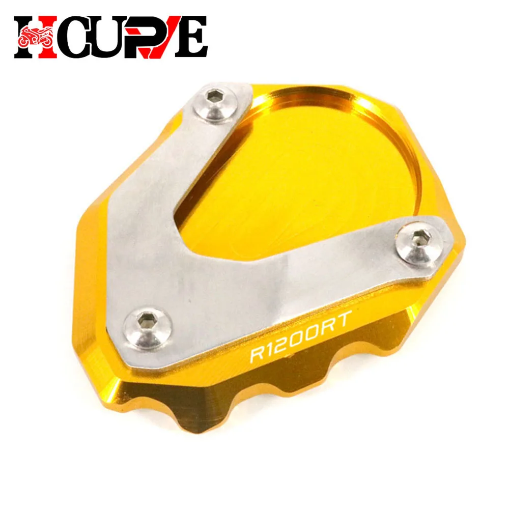 Motorcycle CNC Kickstand Foot Side Stand Extension Pad Support Plate Enlarge Stand For R1200RT R1200 RT R 1200RT 2004-2013