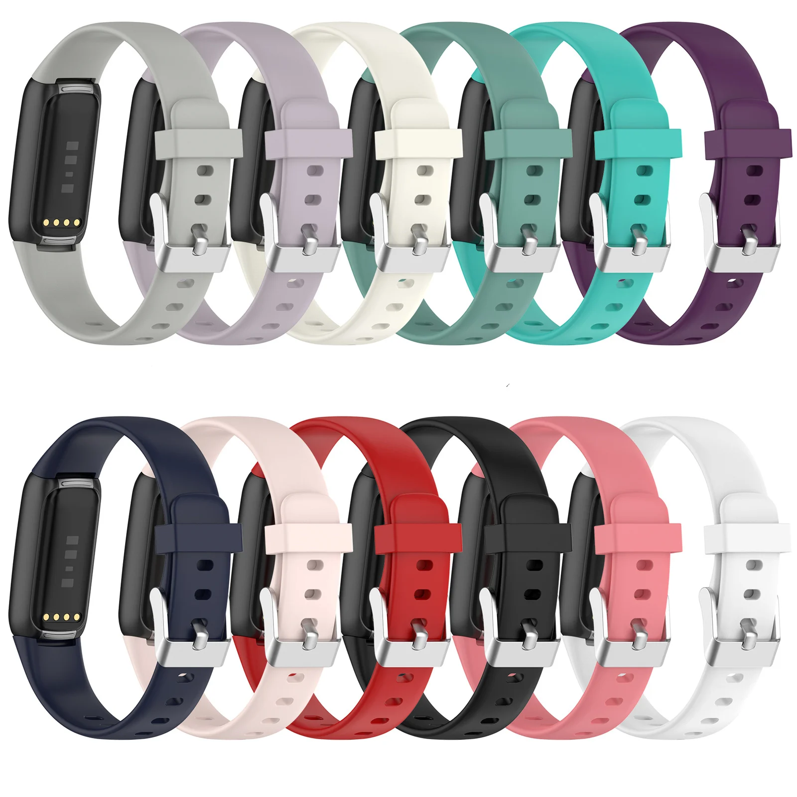 Strap Watchband For Fitbit LUXE Smart Watch Wrist Band Premium Silicone Fitness Tracker