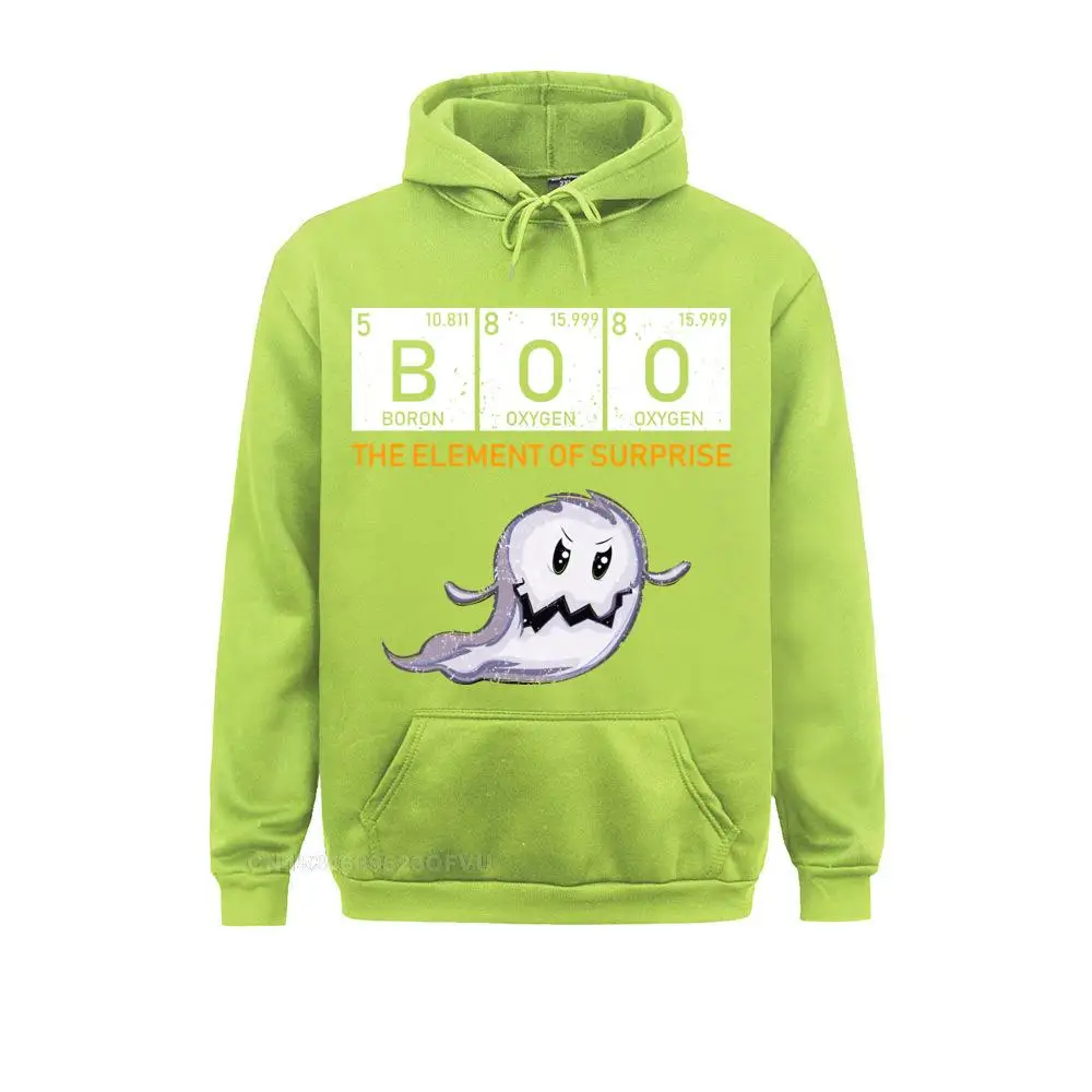 Print Sweasweater Mannen Grappige Halloween Het Element Van Verrassing Boo Mannen Trui Hoodie Chemische Periodieke Tafel Wetenschap Geek