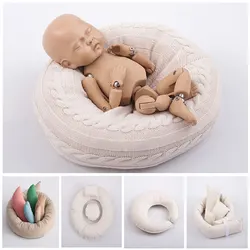 Accesorios multifuncionales para fotografía de bebé recién nacido, almohadas para posar, cesta para recién nacido, cojín, accesorios para sesión de fotos infantil