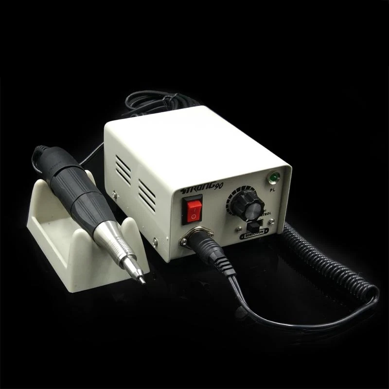 

110v motor 102L handle 35000rpm 90 Control Box Nail Drills Machine Manicure Pedicure Electric jewelry dental Equipment