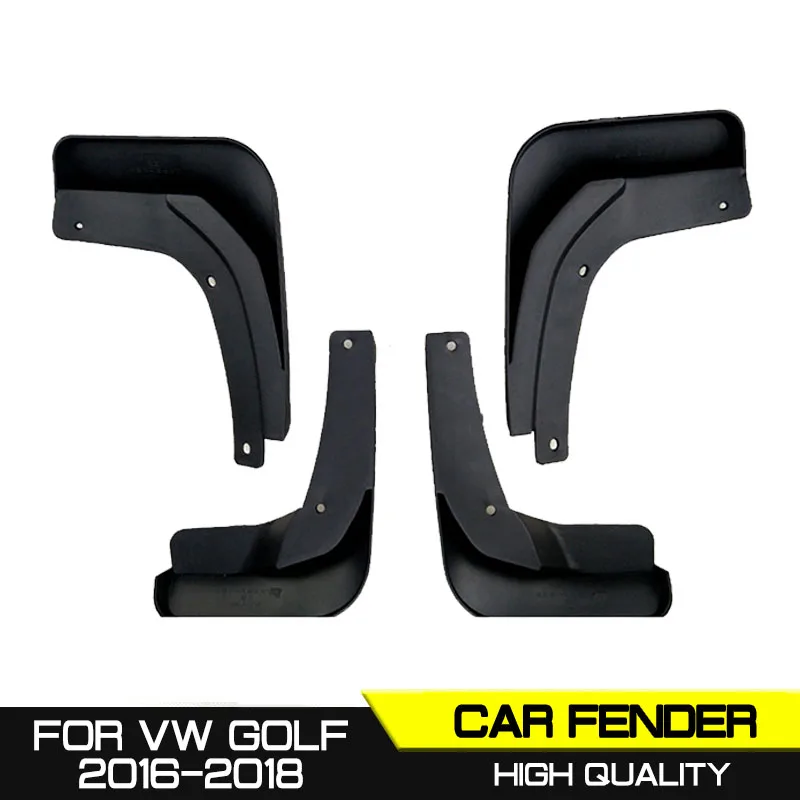 

Car Front Rear Car Mudguards Fender Flares Mud Guard Flap Anti Splash Mudflaps for VW Golf Sportsvan 2016 2017 2018