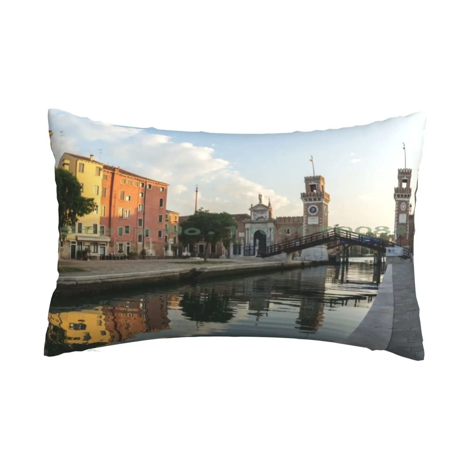 Classic Venice Italy-Venetian Di Venezia Silky Morning Pillow Case 20x30 50*75 Sofa Bedroom Co Pilot Pilot Helmet Pilot Case