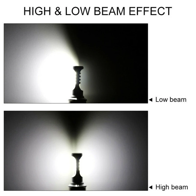 LED Motorcycle Headlight High/Low Beam Bulb BA20D H6 12LED Moto Motorbike Waterproof Headlight Lamp For Moto ATV