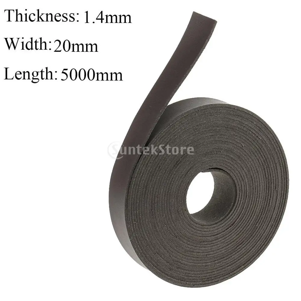 5 Meters 2cm Leather Strap Strips for Garment DIY Belt Leathercraft Accessories 5m Strap DIY PU Leather Belt