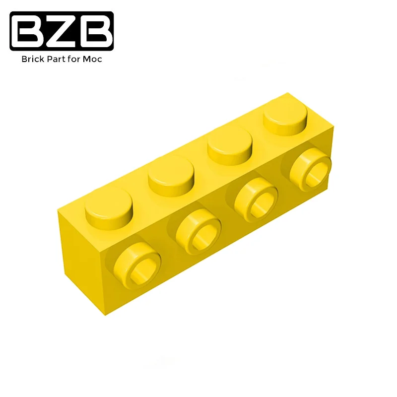 BZB MOC 30414 1x4 One Side With Transition Bump Creative High Tech Building Block Model Kids Toys DIY Brick Parts Best Gifts