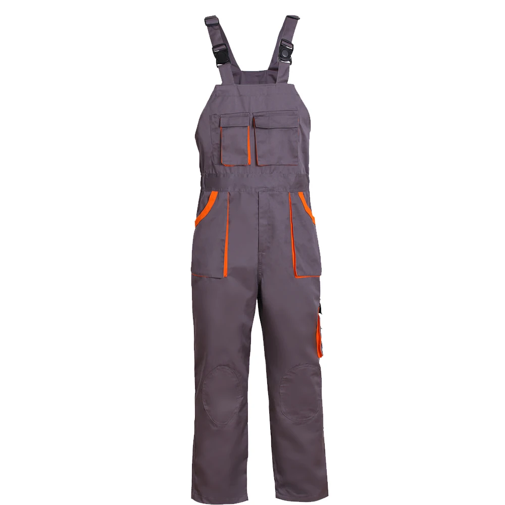 Men\'s Black Work Bib Overalls Workwear Construction Bib Pant