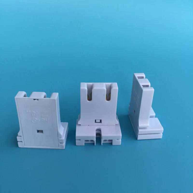 T5 T8 G13 Fluorescent Lamp Socket AC100-250V 50/60Hz Plastic Light Holder Suitable for LED Bracket Lamps