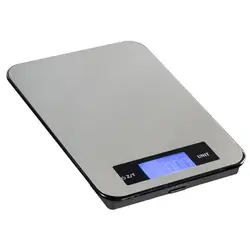 Digital Kitchen Scale Battery Models (Batteries Not Included) Stainless Steel Touch To Power On 20 Kg Digital Weight Grams And O