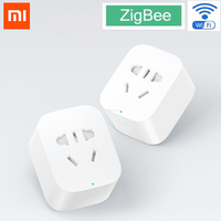 Xiaomi Mijia Smart Socket Plug Zigbee Version WiFi Wireless Remote Socket Adapter Power Timer Switch On And Off For Smart Mi APP