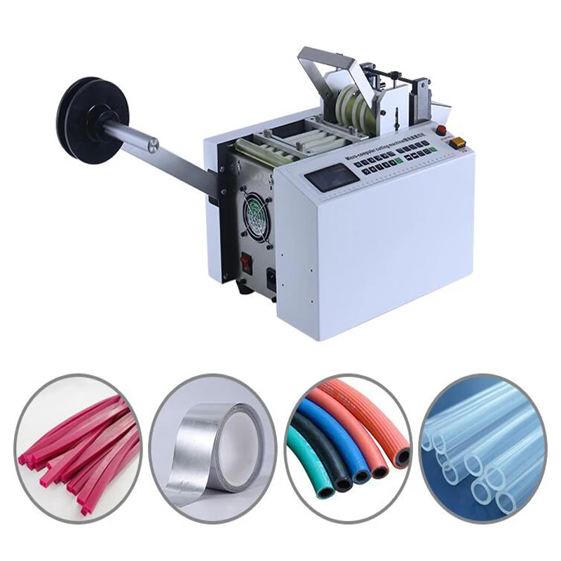 220V 35KW Automatic Computer Wire Cable Tube Cutting Machine Heat Shrinkable Tube Silicone Tube Wire Rope Casing Cutting Machine