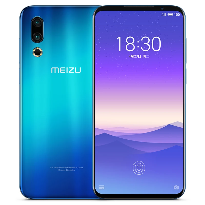 Meizu-Téléphone portable 16S, écran de 6.2 pouces, smartphone, caméra arrière pour touristes, mémoire de 8Gb et 128Gb, Snapdragon 855, octa core, 4G, batterie de 3600mAh