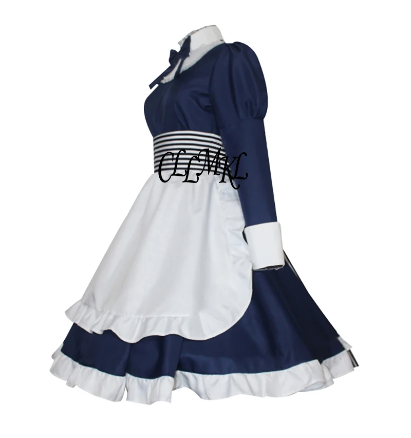 Asmogendheden Hetalia Maid Wit-Rusland Lolita Cosplay Halloween Kostuum Jurk Uniform