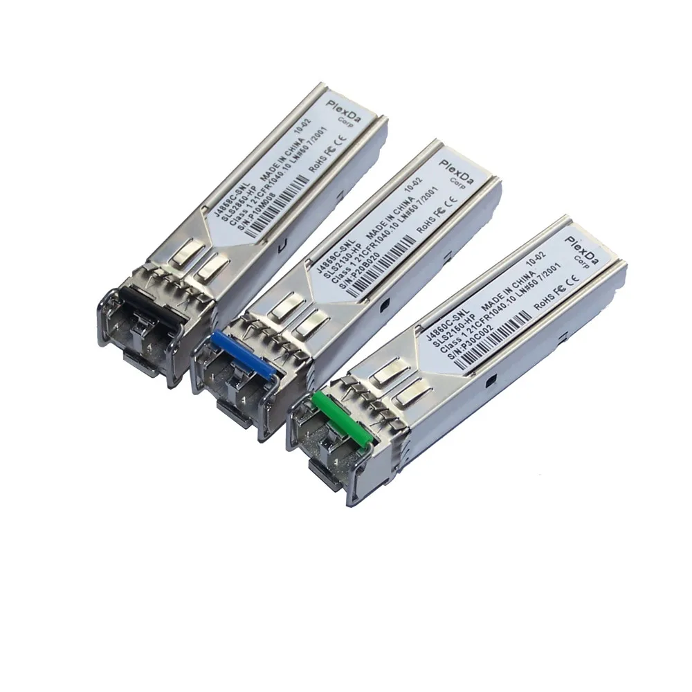 Plexda 1.25Gb/s SMF 1310nm 10km SFP optical transceiver, 1000base-LX SFP module for HP Compatible (J4859C-SNL)