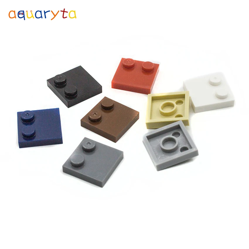 AQUARYTA 40pcs Building Blocks Part Plate 2x2 Edge Grain Light Panel Compatible with 33909 DIY  Educational Plastic Toy for Teen