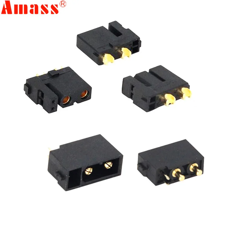 5/10/20 Pairs Amass XT30(2+2) Female XT30PB(2+2) Male Gold Plated Plug with Signal Pin XT30U Aapter for RC Drone Aircraft Model