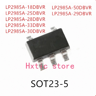

10PCS LP2985A-18DBVR LP2985A-25DBVR LP2985A-28DBVR LP2985A-33DBVR LP2985A-30DBVR LP2985A-50DBVR LP2985A-29DBVR IC