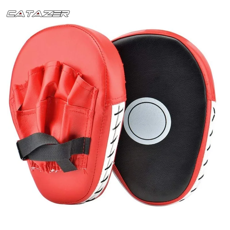 

1pair Kick Boxing Gloves Pad Punch Target Bag Men MMA PU Karate Muay Thai Free Fight Sanda Training Adults Kids Equipment