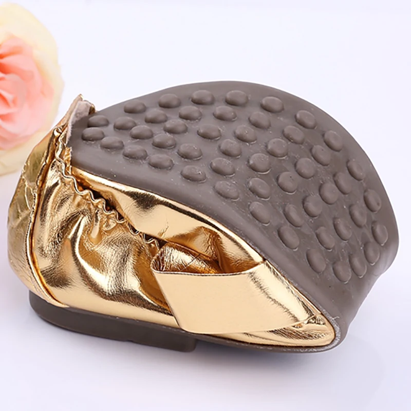 USHINE Top Gold Soft Indian Women Belly Dance Shoes Leather Ballet Belly Dancing Ballet Shoes Girls Woman