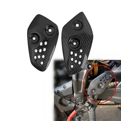 Carbon Fiber Rearset Foot Peg Mount Heel Guard Plates Cowling For Yamaha MT07 FZ07 2013 2014 2015 2016 2017 2018 2019 2020 2021