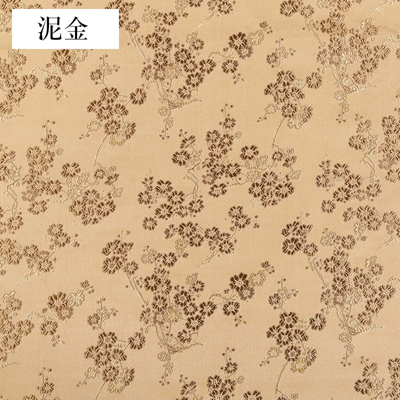 75 cm Brocade Imitation Silk Pattern Fabrics Jacquard Garment Fabric Sewing Dress Needlework Material