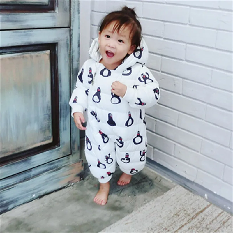 Tonytaobaby Winter Clothes New Baby Small Children's Clothing Jumpsuit Warm Cotton-padded Clothes  Toddler Girl Winter Clothes