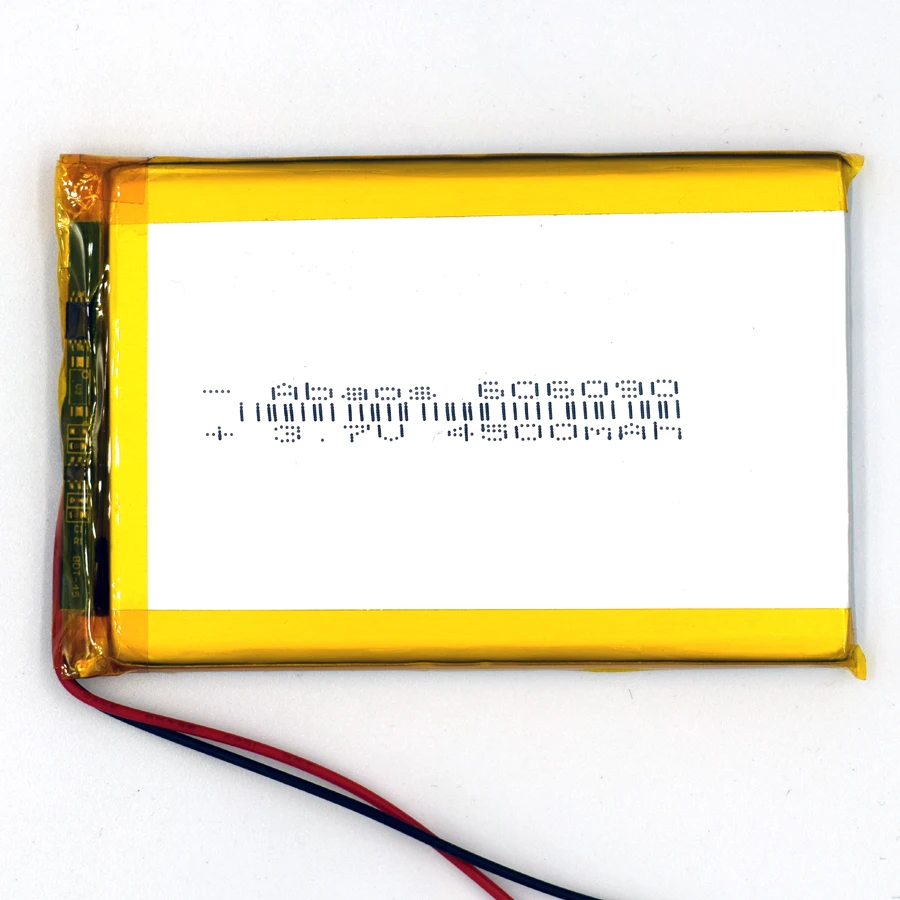 3.7V 4500mAh 606090 Li-polymer Rechargeable Battery lithium Li-Po ion for MP3 MP4 KTV family microphone with GPS