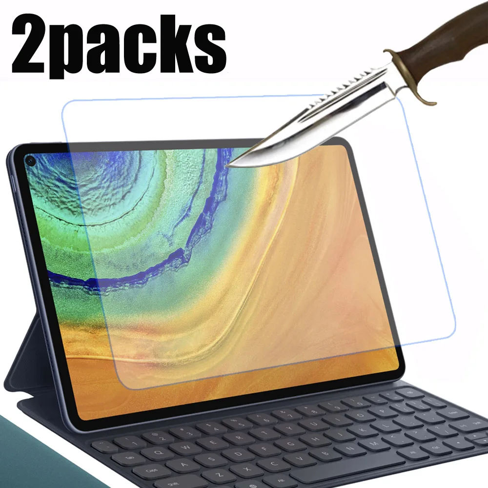 

2 упаковки закаленное стекло для защиты экрана для планшета Huawei MatePad Pro 10,8 2019 защитная пленка