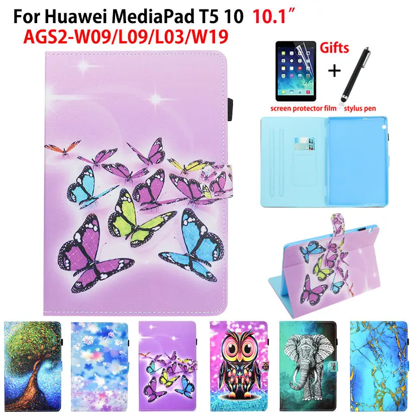 Case For Huawei MediaPad T5 10 Cases AGS2-W09 AGS2-L09 AGS2-L03 AGS2-W19 10.1