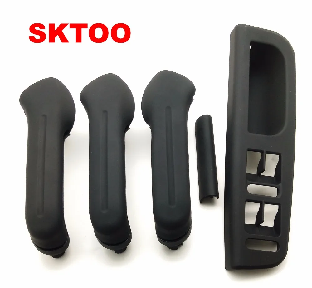 

A Set 8PCS Black Inner Door Handle for Volkswagen Jetta Bora Golf 4 Interior Handle for VW Handle Inner Armrest Free Shipping