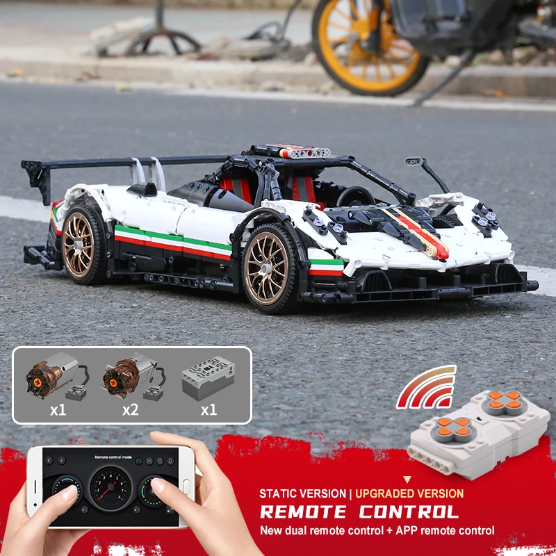 Schimmel Koning 13060 Technische Speelgoed Voor Jongens Bouwstenen App Rc Gemotoriseerde Zondas Racing Auto Model Bakstenen Kinderen Kerstcadeaus