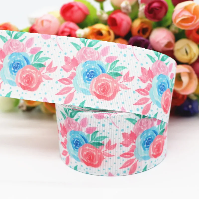 10 Yards 1,5'' 38MM Ripsband mit Blumen- und Tiermotiven für Haarschleifen, DIY-Bastelmaterial Y19081602 – Detail 9