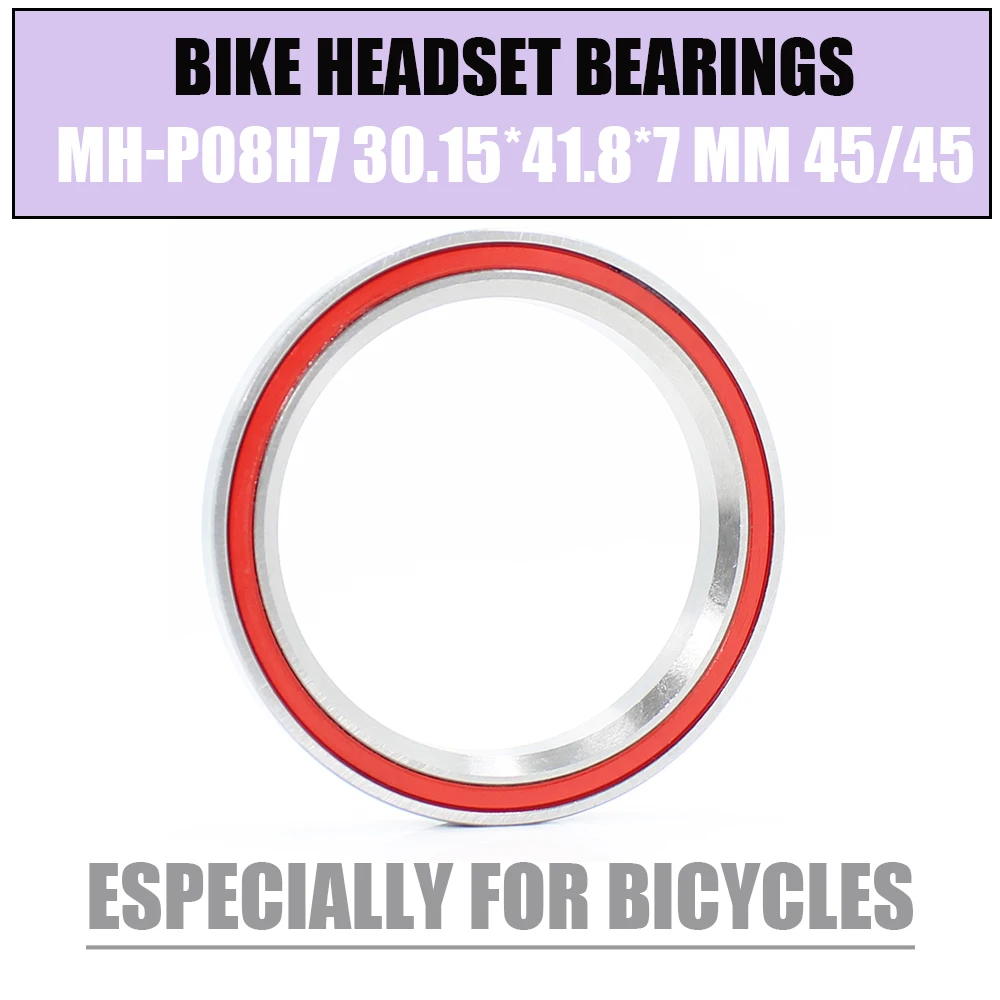 

MH-P08H7 Bike Headset Bearings 30.15*41.8*7 mm 45/45 2PCS ACB Road MTB Angular Contact Bicycle Bearing ACB845H7